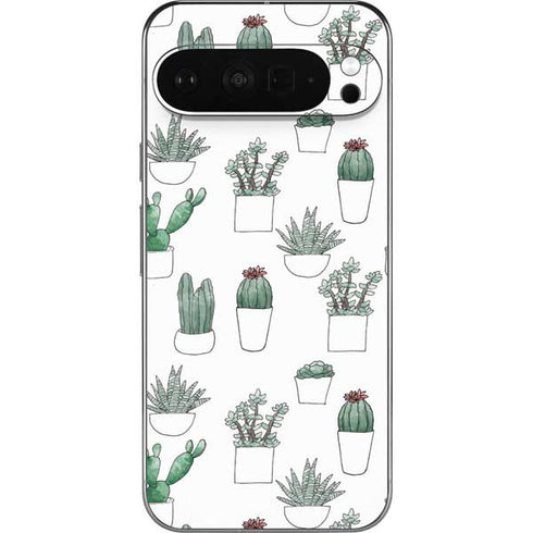 Succulent Pattern Pixel 9 Pro XL Skin